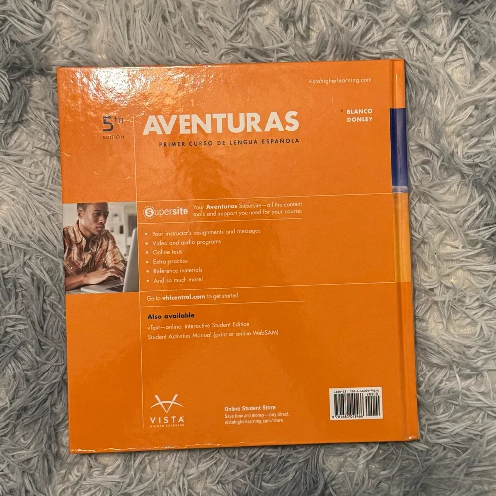 Aventuras 5th Edition Hardcover | Blanco & Donley | Spanish Textbook